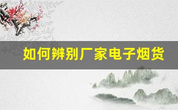如何辨别厂家电子烟货源的真实性与质量？