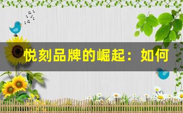悦刻品牌的崛起：如何在竞争激烈的市场中脱颖而出