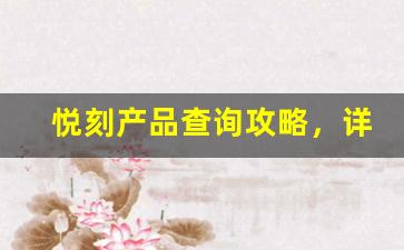 悦刻产品查询攻略，详细解析各款烟具的优缺点