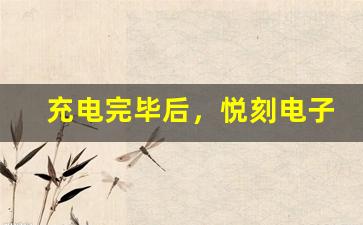 充电完毕后，悦刻电子烟怎样保持电量